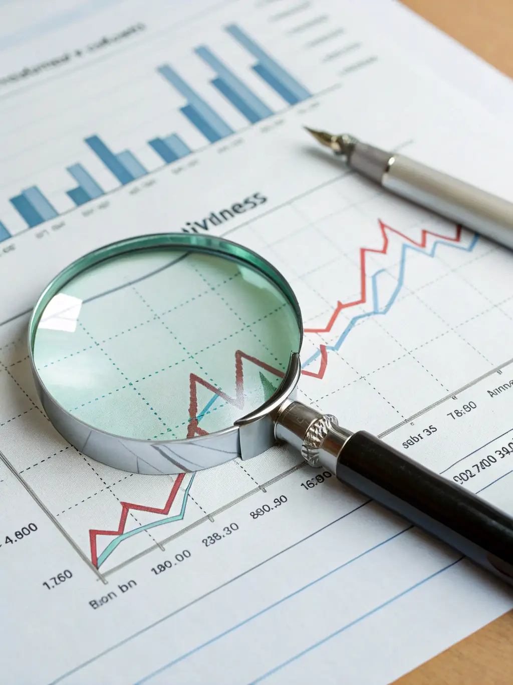 A visual representation of investment growth charts and financial data, illustrating the potential for high returns through strategic investments in South Africa.
